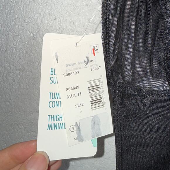 Swim Solutions Women's Abstract Printed One-Piece Swimsuit multi, 8 $112 - Picture 12 of 15